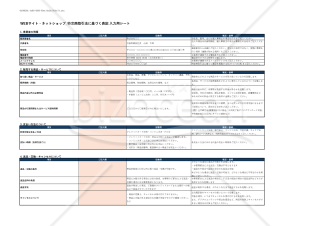 WEBサイト・ネットショップ_特定商取引法に基づく表記テンプレート