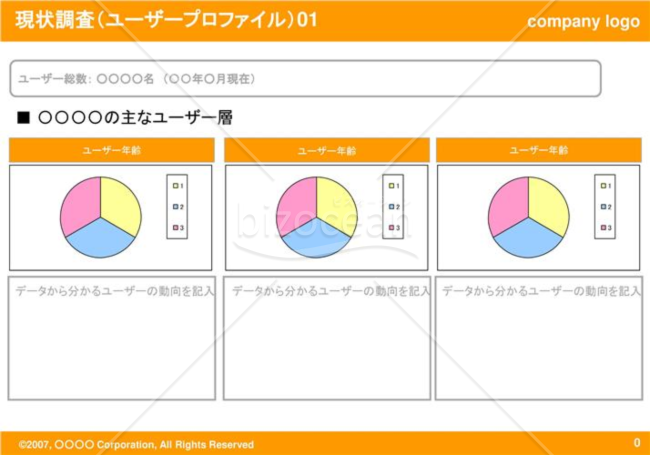 現状調査（ユーザープロファイル）01（Orange）