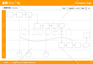 業務フロー01（Orange）