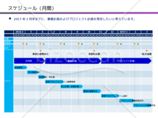 月間スケジュール（コンサル風）