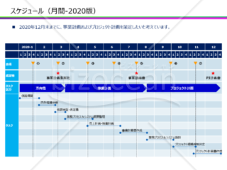 月間スケジュール（コンサル風）2020年版