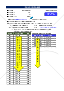 Excel抽選（自動表罫線描画機能あり）