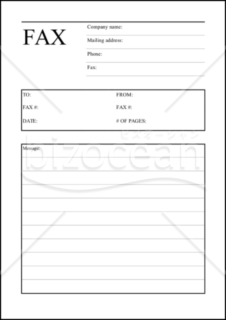 Fax Cover 022