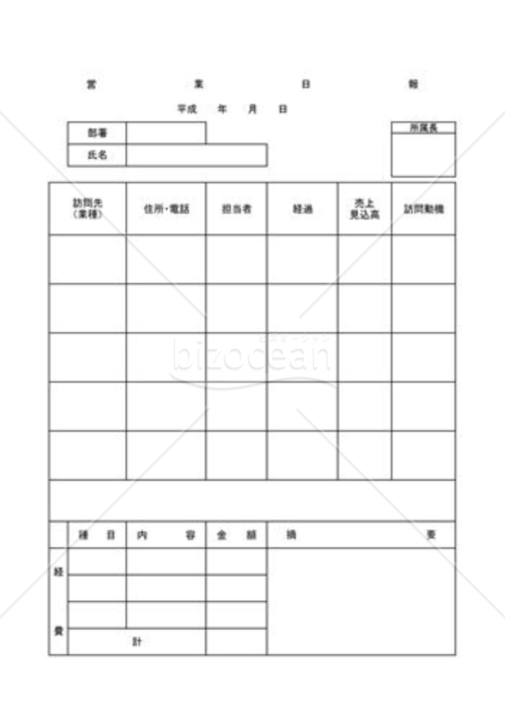 営業日報002