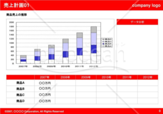 売上計画01（Red）
