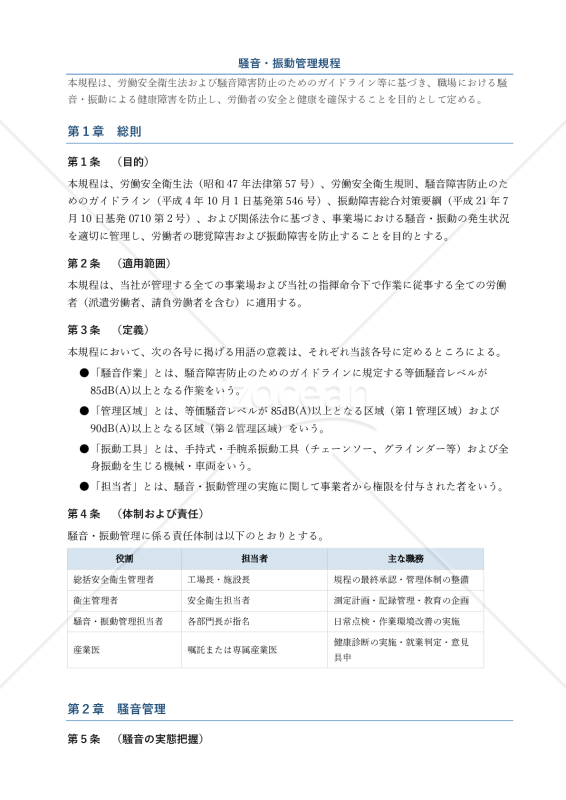 騒音振動管理規程