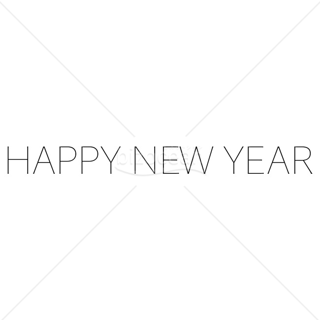 【2026年】「年賀賀詞」スタイリッシュで繊細な極細の黒い賀詞