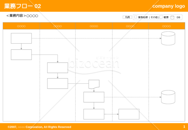 業務フロー02（Orange）