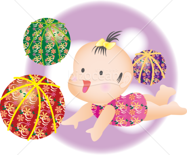 這い子のイラスト画像