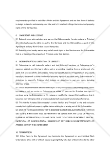 【英文・参考和訳付】SERVICE AGREEMENT（業務委託契約書）