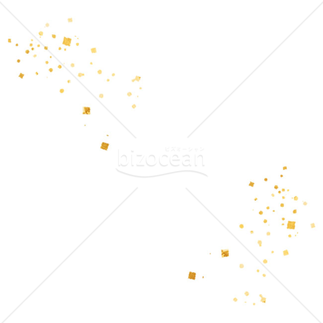 「イラスト」金の紙吹雪04