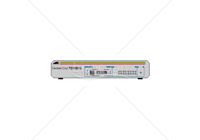 CentreCOM FS708XL (RoHS：前面)