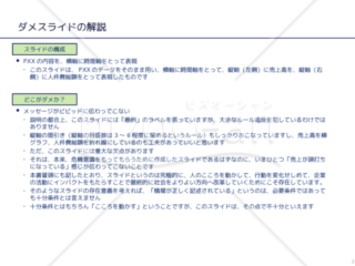 外資系コンサルのスライド作成術【散布図を使って時系列の変化を鮮明にする】