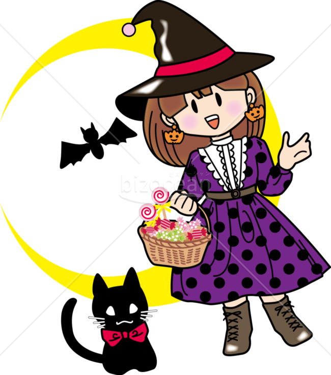 秋のイラスト4ハロウィン