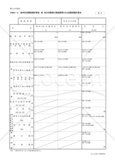 付表4－3 税率別消費税額計算表兼地方消費税の課税標準となる消費税額計算表