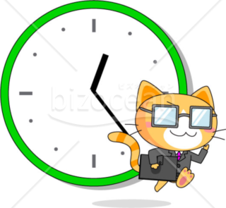 時計～猫