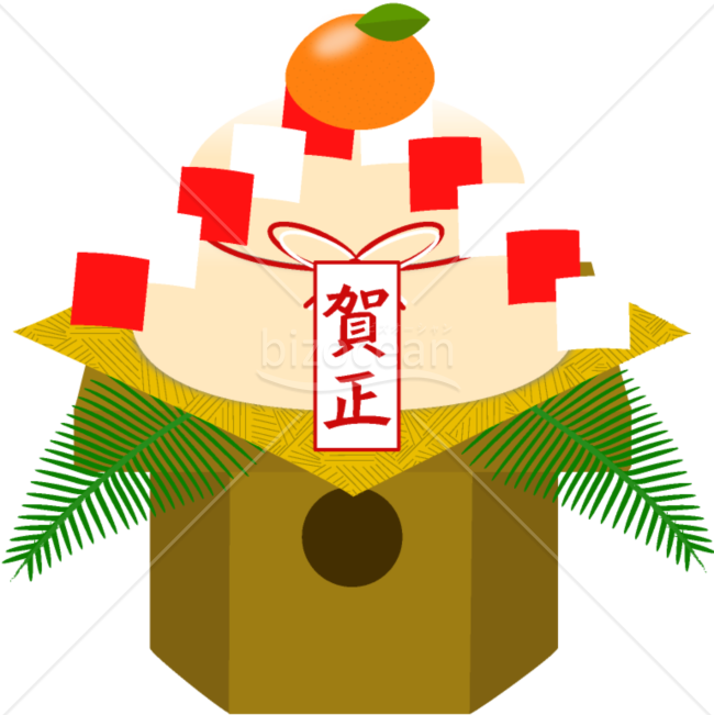【イラスト】鏡餅