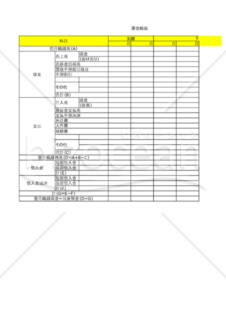 資金繰り表（スタンダード）