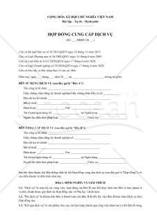 【参考和英訳付】HopDongCungCapDichVu_ViJaEn（役務提供契約書）