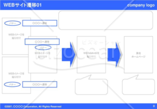 WEBサイト遷移01（Blue）