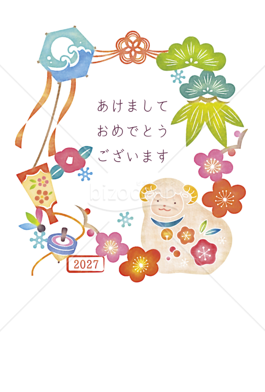 染め絵風・未