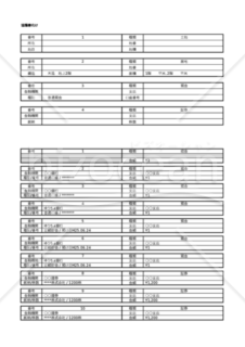 遺言書_遺産分割協議書_共用目録リスト(Excel)