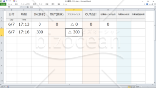 【NEW】水分出納バランスシート_看護・介護等の医療用