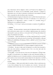 【英文・参考和訳付】SERVICE AGREEMENT（業務委託契約書）