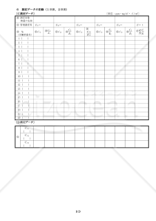 作業環境測定結果記録表（D．個人サンプリング法用・特定化学物質、鉛、有機溶剤用）