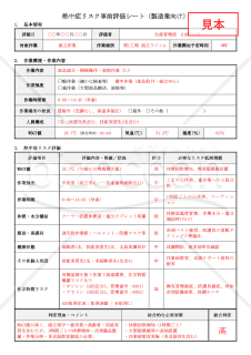 【法改正対応】熱中症リスク事前評価シート（製造業向け）【見本付き】