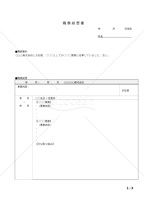 職務経歴書_01