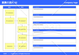 業務の流れ02（Blue）