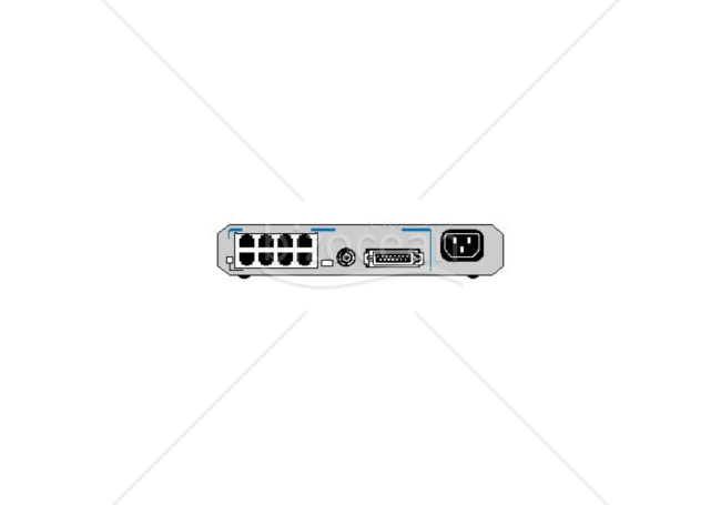 CentreCOM MR820TRX(背面)