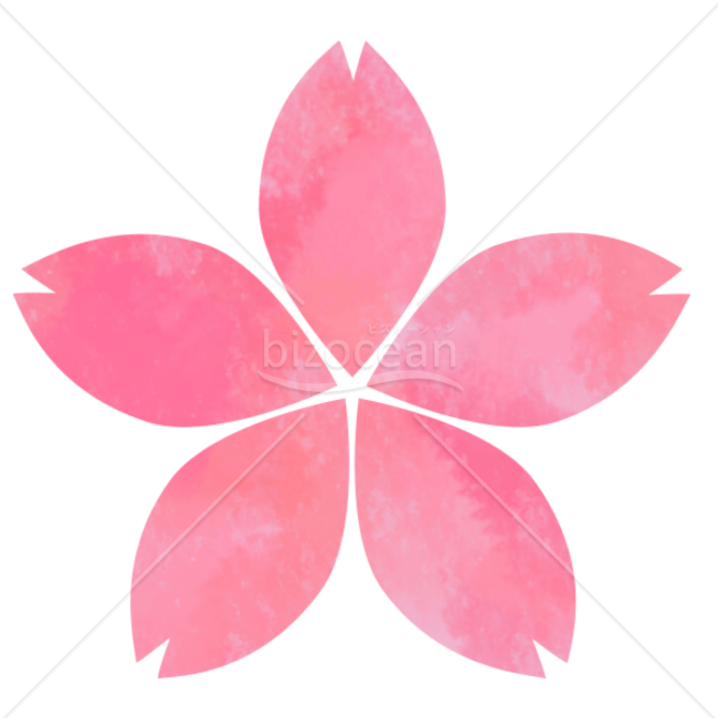 【イラスト】サクラの水彩風アイコン