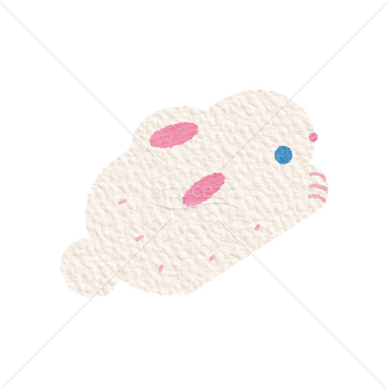 「イラスト」ウサギ3