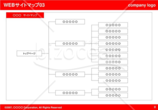 WEBサイトマップ03（Red）