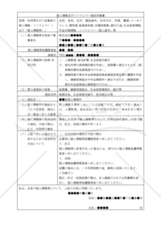 【改正個人情報保護法対応版】個人情報及びマイナンバー取得同意書