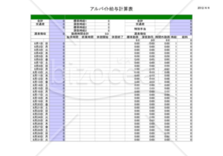 アルバイト給与計算_01_飲食店