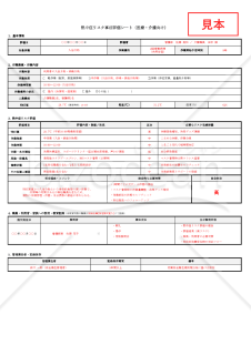 【法改正対応】熱中症リスク事前評価シート（医療・介護向け）・Excel【見本付き】