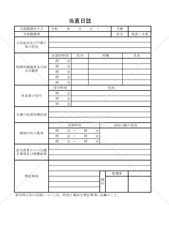 当直日誌 003