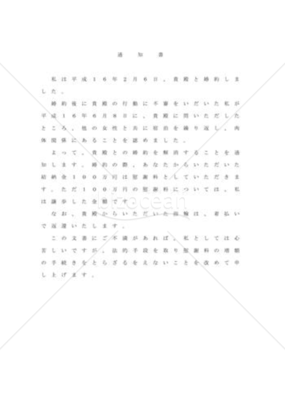 婚約の解消01