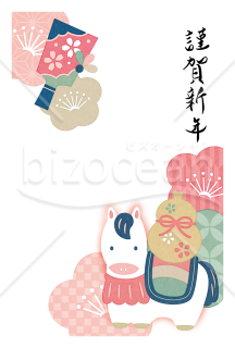 梅紋様とひょうたん午