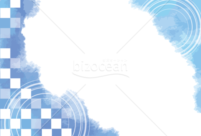 和風の涼しげな背景画像　横