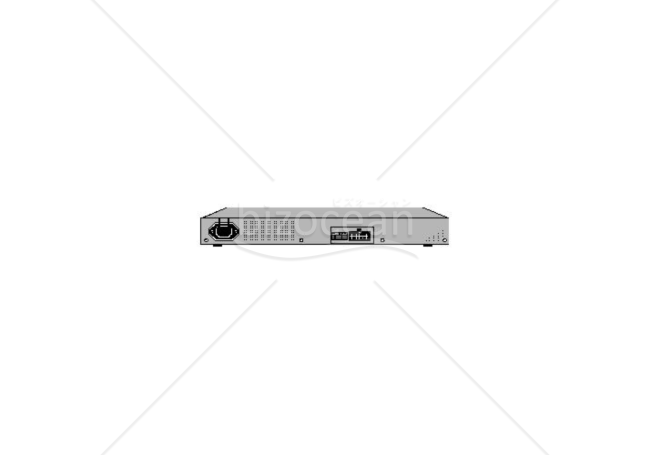 CentreCOM 8624EL (RoHS 背面)