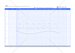 【Googleスプレッドシート】建築業用作業工程表（年間）【見本付き】