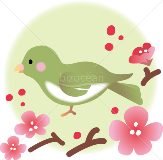 余寒見舞イラスト