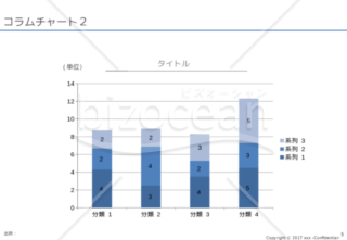 外資コンサル流グラフテンプレート