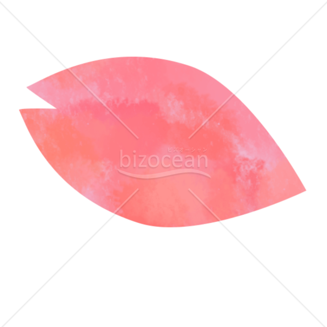 【イラスト】桜の花びら　水彩風アイコン