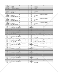 遺言書_遺産分割協議書_共用目録リスト(Excel)