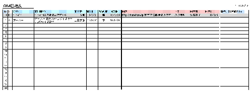 Q A管理表 Bizocean ビズオーシャン